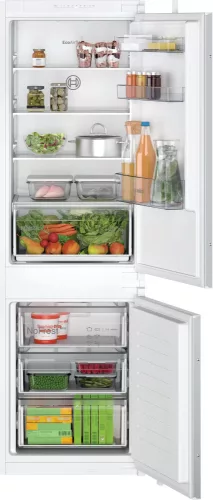 Bosch KIN86NSE0 NoFrost beépíthető kombinált hűtő