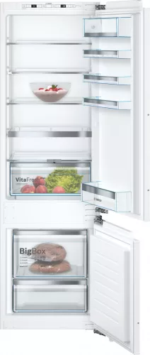 Bosch KIS87AFE0 VitaFresh beépíthető kombinált hűtő