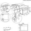 AEG KMK965090T CombiQuick Beépíthető kompakt sütő | TFT | 43l | Fekete