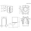 AEG L7WBE68SI ProSteam Beépíthető mosó-szárítógép | Gőz progam | 8/4 kg | 1600f/perc | LCD