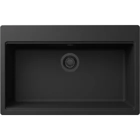   ELLECI - Mosogatótálca Time 130 G40 Nero fekete tartozékokkal