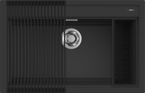ELLECI - Mosogatótálca Best 130 Workstation Szett G40 nero - A készlet erejéig rendelhető!