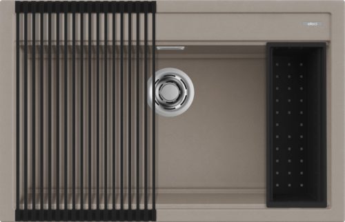 ELLECI - Mosogatótálca Best 130 Workstation Szett G43 tortora - A készlet erejéig rendelhető!