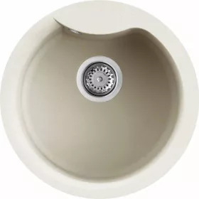 ELLECI - Mosogatótálca Ego ROUND G62 Bianco Antico