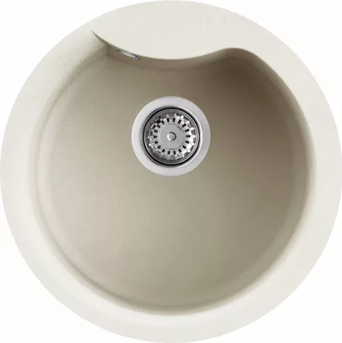 ELLECI - Mosogatótálca Ego ROUND G62 Bianco Antico