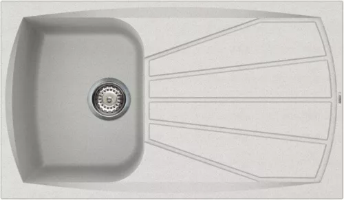 ELLECI - Mosogatótálca Living 400 G52 Bianco Pietra - Kifutó termék!