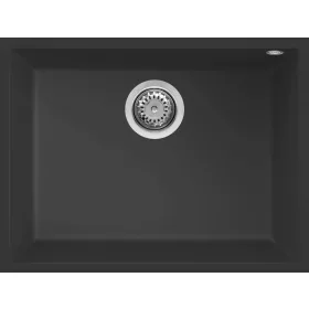   ELLECI - Mosogatótálca Quadra 110 UM G40 Nero munkalap alá szerelhető