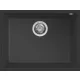 ELLECI - Mosogatótálca Quadra 110 UM G40 Nero munkalap alá szerelhető