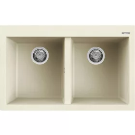 ELLECI - Mosogatótálca Quadra 350 G62 Bianco Antico