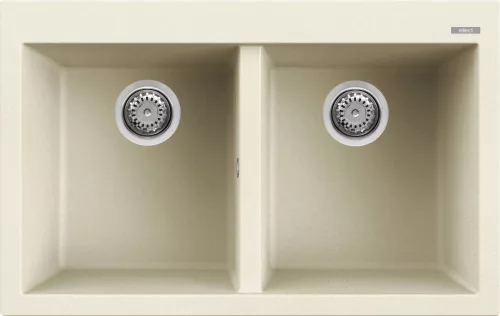 ELLECI - Mosogatótálca Quadra 350 G62 Bianco Antico