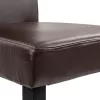 Kelly bőr étkezőszék barna színben