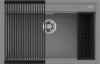 ELLECI - Mosogatótálca Best 130 Workstation Szett M73 titanium - A készlet erejéig rendelhető!