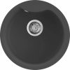 ELLECI - Mosogatótálca Ego ROUND M70 nero metal - A készlet erejéig rendelhető!