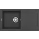 ELLECI - Mosogatótálca Easy 290 M70 nero metal - A készlet erejéig rendelhető!