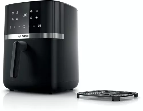 Bosch MAFS2462B Serie 4 Fekete Air Fryer Dupla Fűtőszállal