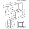 AEG MBB1756SEB Beépíthető mikrohullámú sütő | 17l | Érintővezérlés | Fekete