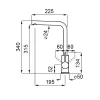 ELLECI - Csaptelep Shell Plus (C02) G51 avena