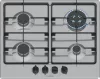 Bosch PGH6B5K60 Serie 4 Inox Gázfőzőlap Wok Égővel