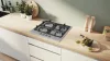 Bosch PGH6B5K90 Serie4 Inox Gázfőzőlap Öntöttvas Edénytartóval