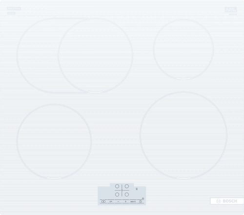 BOSCH PIF612BB1E Serie|6 Beépíthető indukciós főzőlap | TouchSelect | PowerBoost | QuickStart | 60 cm | Fehér