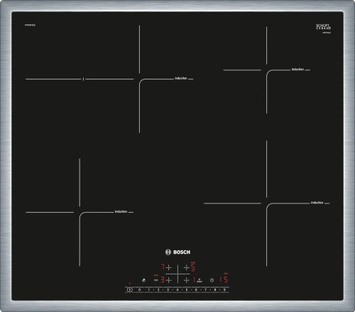 BOSCH PIF645FB1E Serie|6 Beépíthető indukciós főzőlap | DirectSelect | PowerBoost | 60cm | Fekete