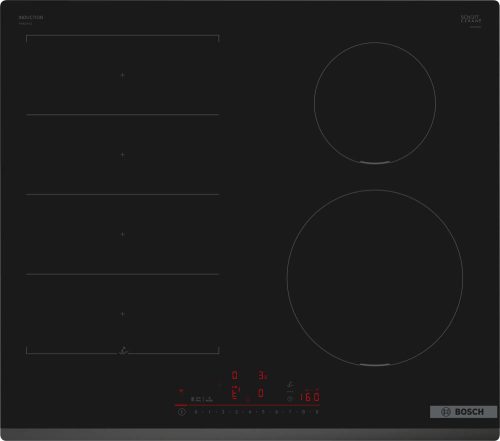 BOSCH PIX631HC1E Serie|6 Beépíthető indukciós főzőlap | FlexInduction | DirectSelect | PowerBoost | PerfectFry | 60 cm | Fekete