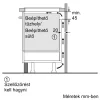 Bosch PIX631HC1E Home Connect beépíthető indukciós főzőlap