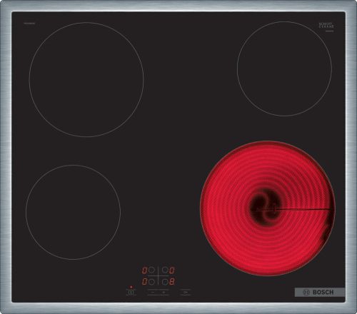 BOSCH PKE645BA2E Serie|4 Beépíthető kerámia főzőlap | TouchSelect | 60 cm | Fekete