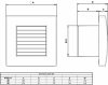 Aerauliqa QA-150 BB ventilátor automata előlapzárással