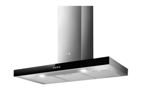 Turboair NORMA H6 IX/BL/A/90 páraelszívó, 90 cm, fekete üveg előlappal