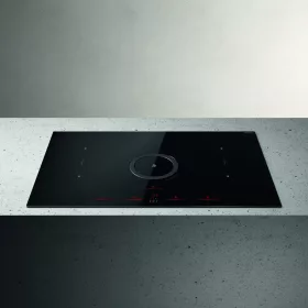   ELICA NIKOLATESLA SWITCH BL/A/83 páraelszívóval integrált ind. főzőlap,83 cm,IEC turbo: 630 m3/h,külső kivezetés,fekete