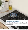 Bosch PRP6A6H40 Serie8 Fekete Kerámiaüveg Gázfőzőlap