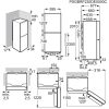 AEG RCB736E7MX Szabadonálló kombinált alulfagyasztós hűtőszekrény | NoFrost | CoolMatic | FrostMatic | TwinTech | MultiFlow | 266 l/94 l | 201 cm magas | 59.5 cm széles | Inox