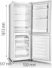 Gorenje RK4162PW4 Szabadonálló kombinált alulfagyasztós hűtőszekrény | Fehér