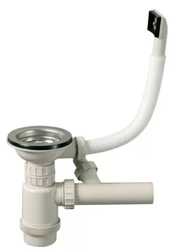 LIVINOX S-734-K lefolyógarnitúra szifonnal, 3 1/2-es