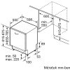NEFF S175ECX13E N50 Teljesen beépíthető mosogatógép | 60 cm