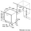 NEFF S257ZCX35E N70 Teljesen beépíthető mosogatógép | 60 cm