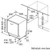 BOSCH SBH4ECX21E Serie|4 Teljesen beépíthető mosogatógép | 60 cm