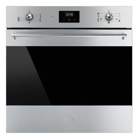   SMEG HŐLÉGKEVERÉSES SÜTŐ, Classica design, 60 cm, ES LCD, inox