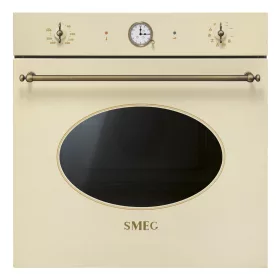   SMEG PIROLITIKUS HŐLÉGKEVERÉSES SÜTŐ, Colonial design, 60 cm, analóg, bézs