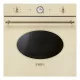 SMEG PIROLITIKUS HŐLÉGKEVERÉSES SÜTŐ, Colonial design, 60 cm, analóg, bézs