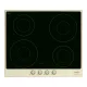 SMEG INDUKCIÓS FŐZŐLAP, Cortina design, 60 cm, 4 főzőzóna, bézs