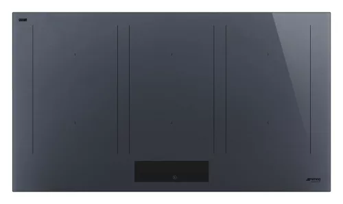 SMEG INDUKCIÓS FŐZŐLAP, Linea design, 90 cm, 6 főzőzóna, 3 MultiZone híd zóna, neptune szürke üveg