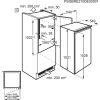 AEG SKB410F2AS Beépíthető hűtőszekrény | 182 l | 103 cm magas | 56 cm széles