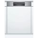 BOSCH SMI2HVS20E Serie|2 Beépíthető kezelőpaneles mosogatógép | 13 teríték | Wifi | VarioDrawer | Rackmatic | Extra Dry | 60 cm