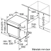 Bosch SMI4HCS19E Serie 4 Okos Félig Beépíthető Mosogatógép