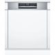 BOSCH SMI6ECS51E Serie|6 Beépíthető kezelőpaneles mosogatógép | 13 teríték | Wifi | VarioDrawer | Max Flex | RackMatic | EfficientDry | 60 cm