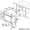 BOSCH SMI6YCS02E Serie|6 Beépíthető kezelőpaneles mosogatógép | 60 cm