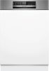 Bosch SMI6ZCS10E Serie6 Félig Beépíthető Zeolith Mosogatógép