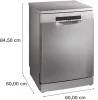Bosch SMS4ECI26E Serie4 Inox Mosogatógép Automata Ajtónyitással